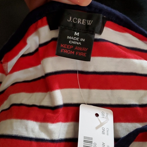 NWT J. Crew striped nightshirt - Picture 2 of 5
